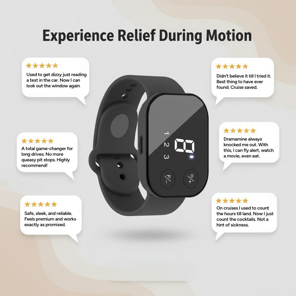 Reviwave™ Nausea-Relief Wristband